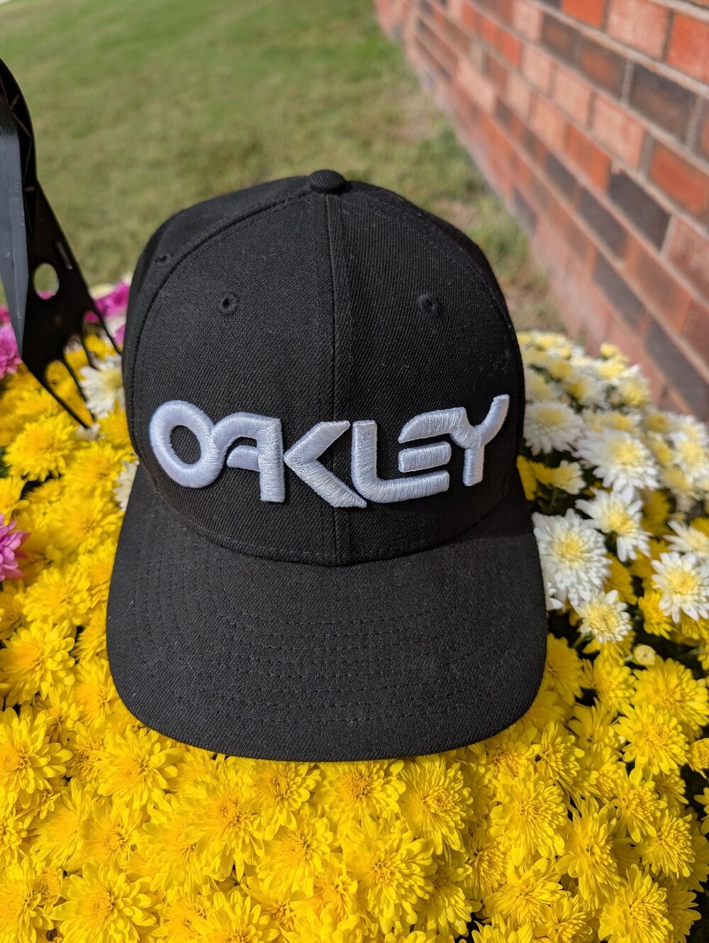 🖤EUC Oakley x New Era 9Fifty Adjustable Unisex Snapback Felt Embroidered Cap OS